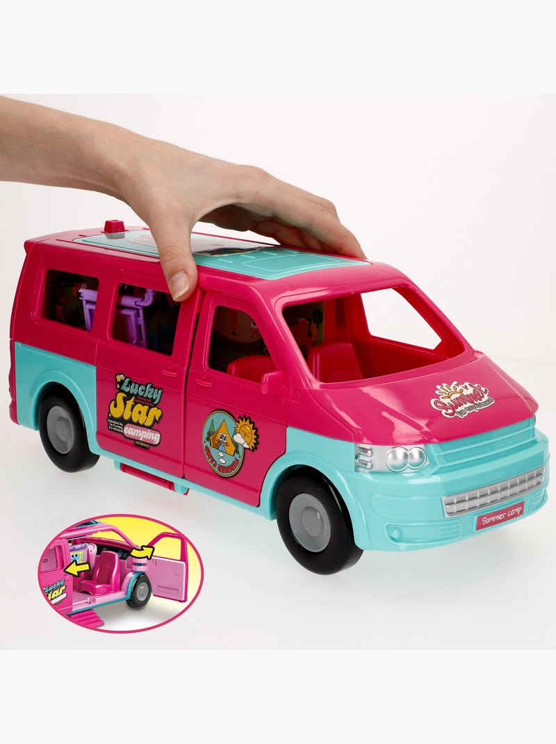 Muñeca c/furgoneta camping y accesorios bella N/D - Kiabi