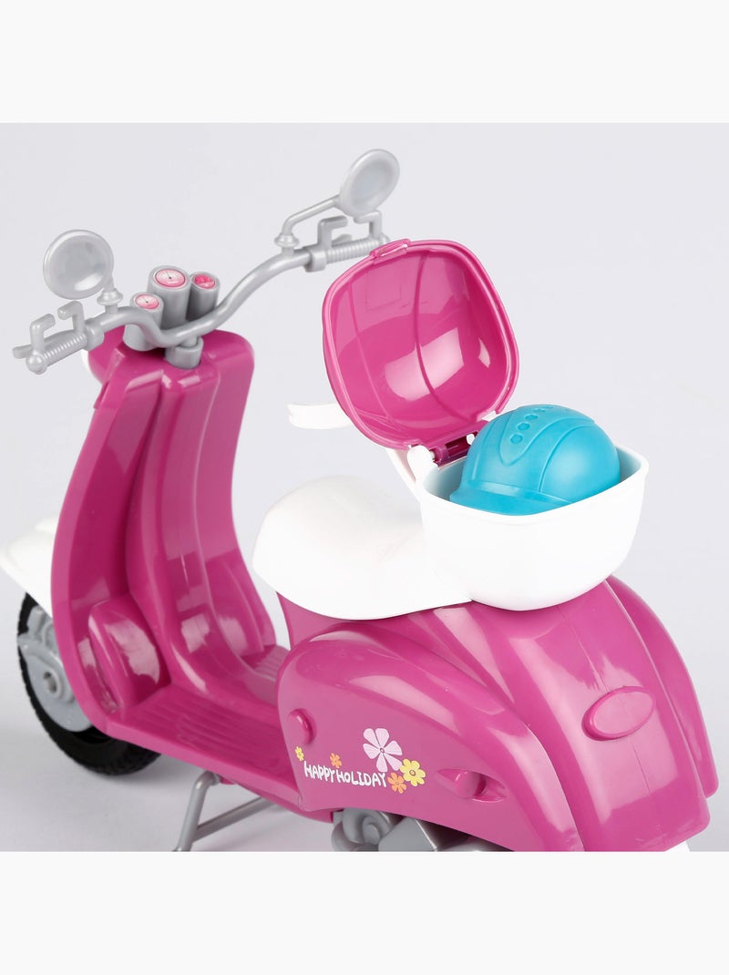 Muñeca con scooter y accesorios isabella N/D - Kiabi
