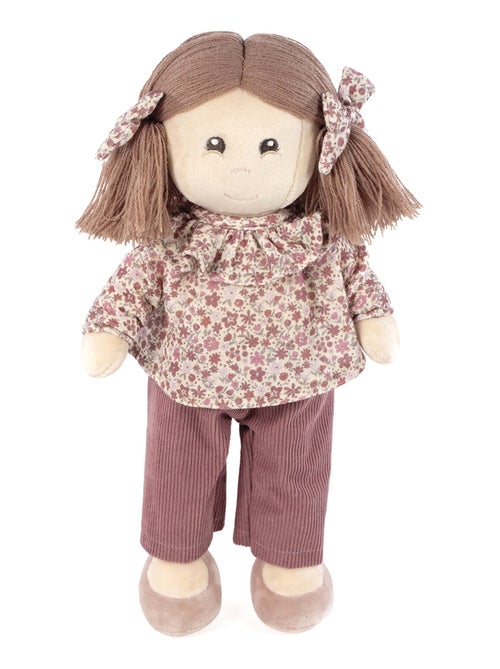 Muñeca de peluche bibi para niños con flores de cerezo | Pasito a pasito - Kiabi