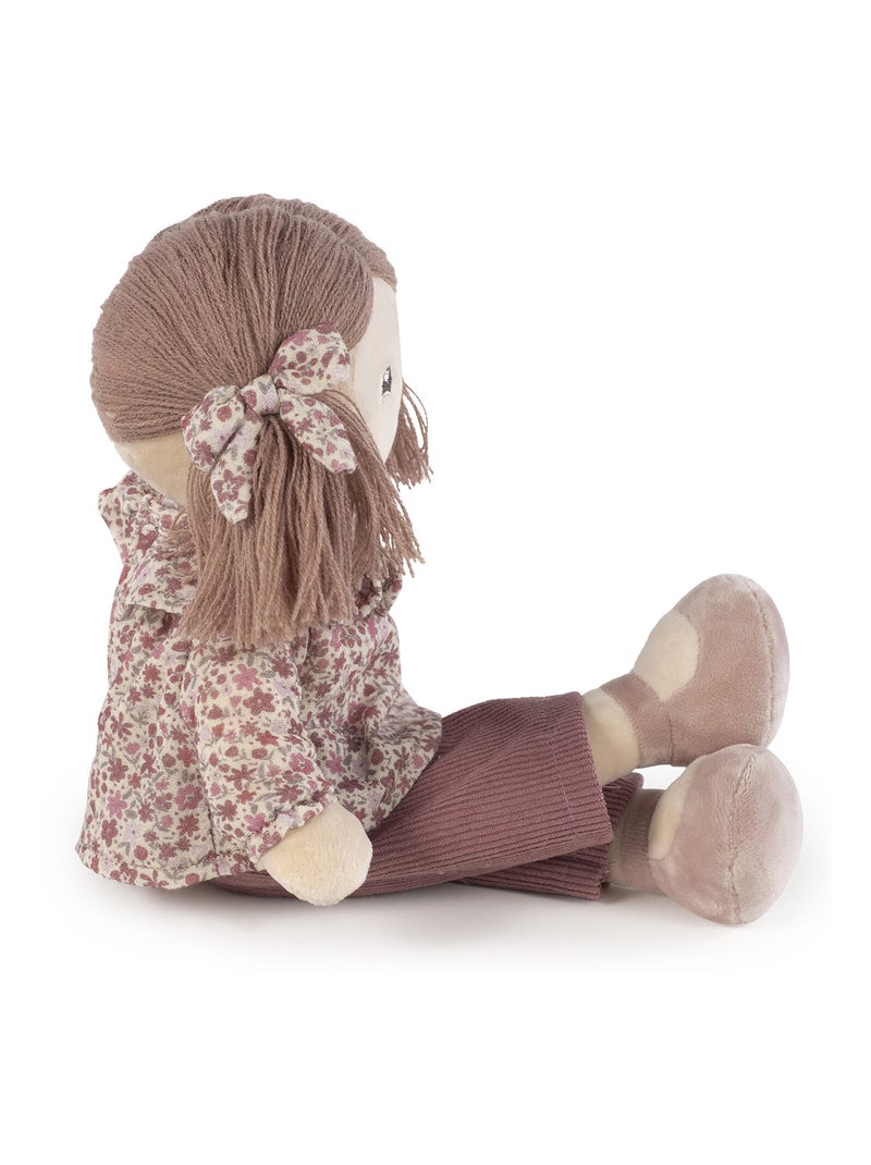 Muñeca de peluche bibi para niños con flores de cerezo | Pasito a pasito Rosa - Kiabi