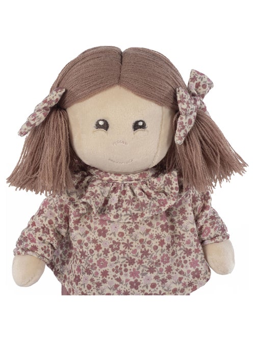 Muñeca de peluche bibi para niños con flores de cerezo | Pasito a pasito - Kiabi