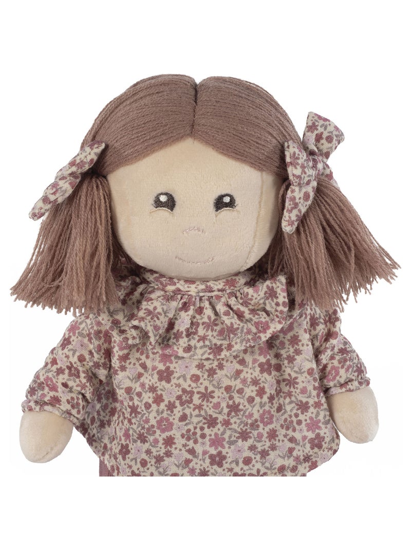 Muñeca de peluche bibi para niños con flores de cerezo | Pasito a pasito Rosa - Kiabi