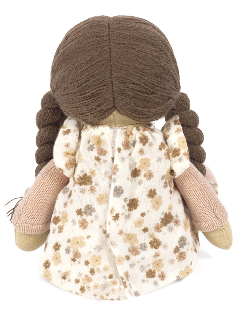 Muñeca de peluche bibi para niños somerset | Pasito a pasito Marrón chocolate - Kiabi