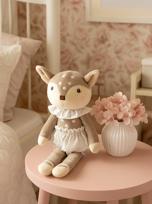 Muñeca de peluche ciervo pequeño nara | Pasito a pasito - Kiabi