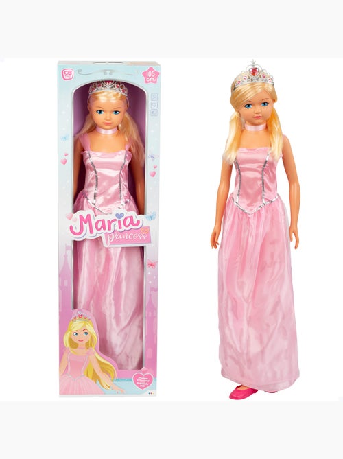 Muñeca grande 105 cm maria princess - Kiabi