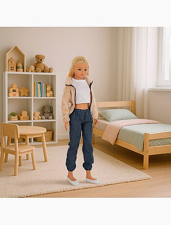 Muñeca grande denim 105 cm maria casual