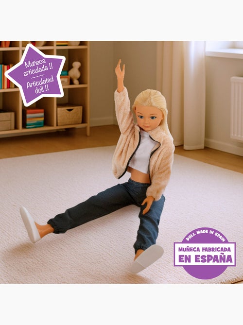 Muñeca grande denim 105 cm maria casual - Kiabi