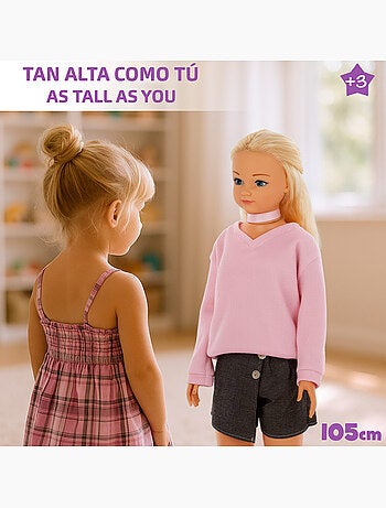 Muñeca grande falda 105 cm maria casual