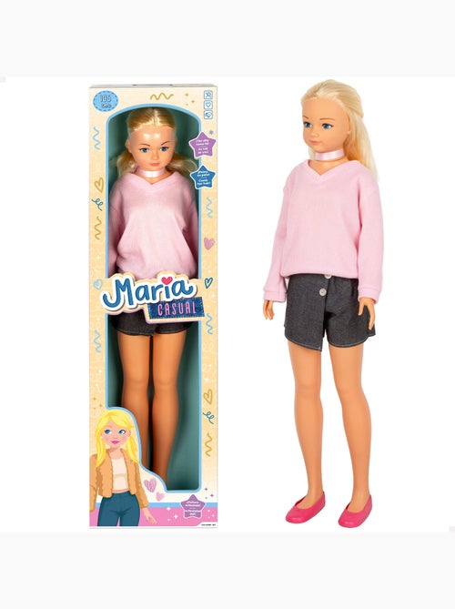 Muñeca grande falda 105 cm maria casual - Kiabi