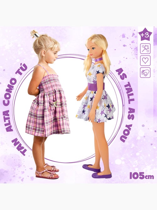 Muñeca grande vestido 105 cm maría casual - Kiabi