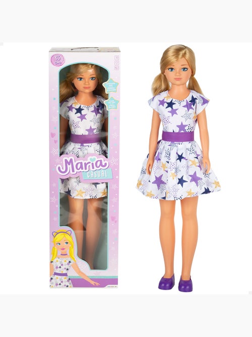 Muñeca grande vestido 85 cm maria casual - Kiabi