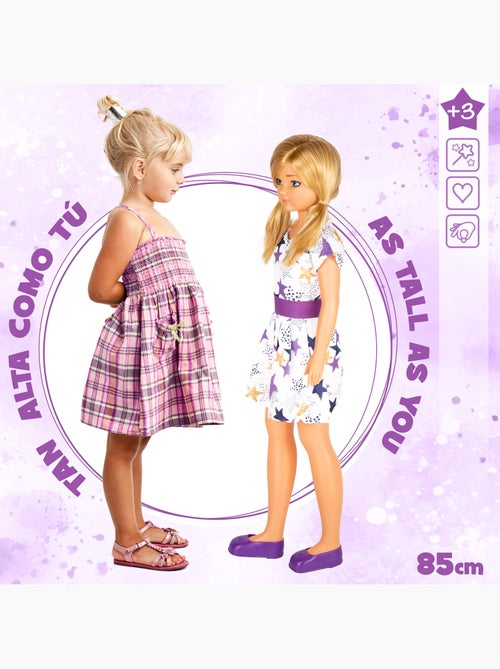 Muñeca grande vestido 85 cm maria casual - Kiabi