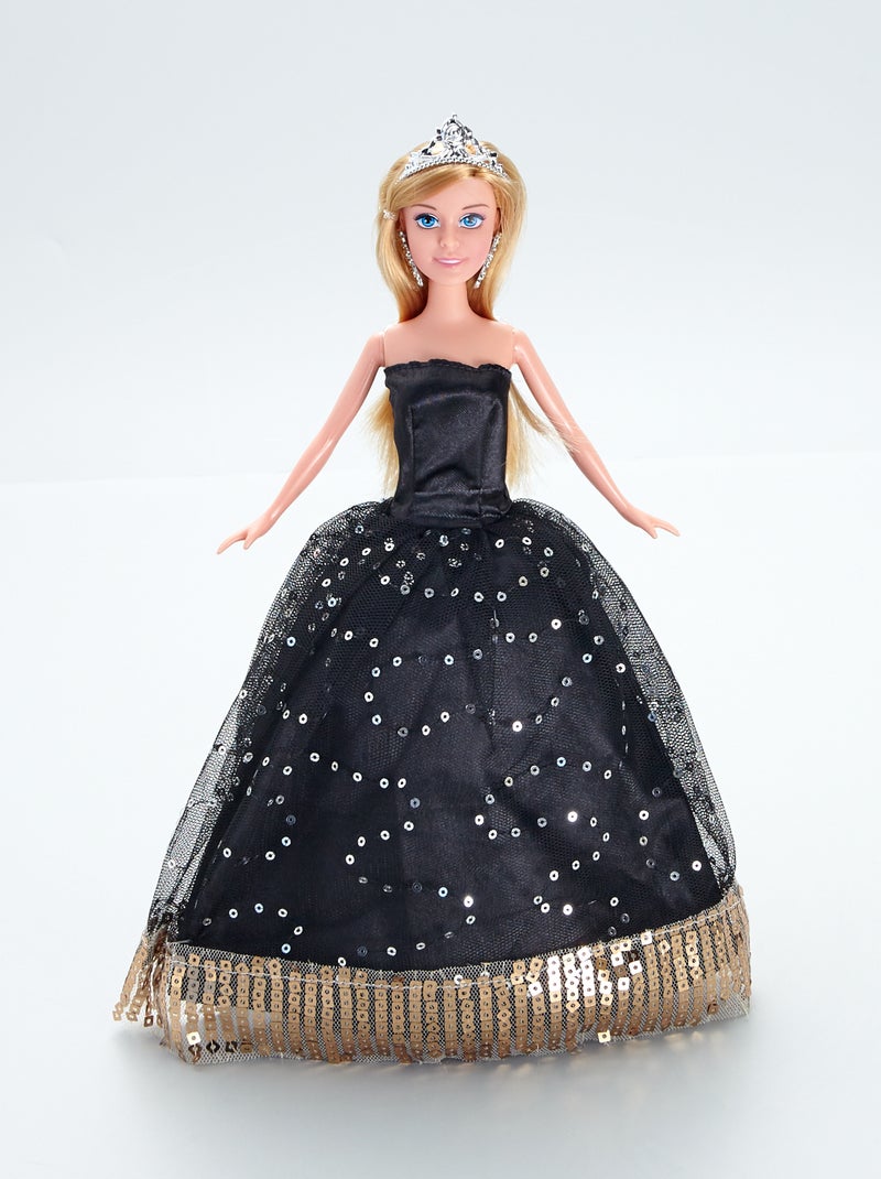 Muñeca 'Lisa con vestido de gala' negro - Kiabi