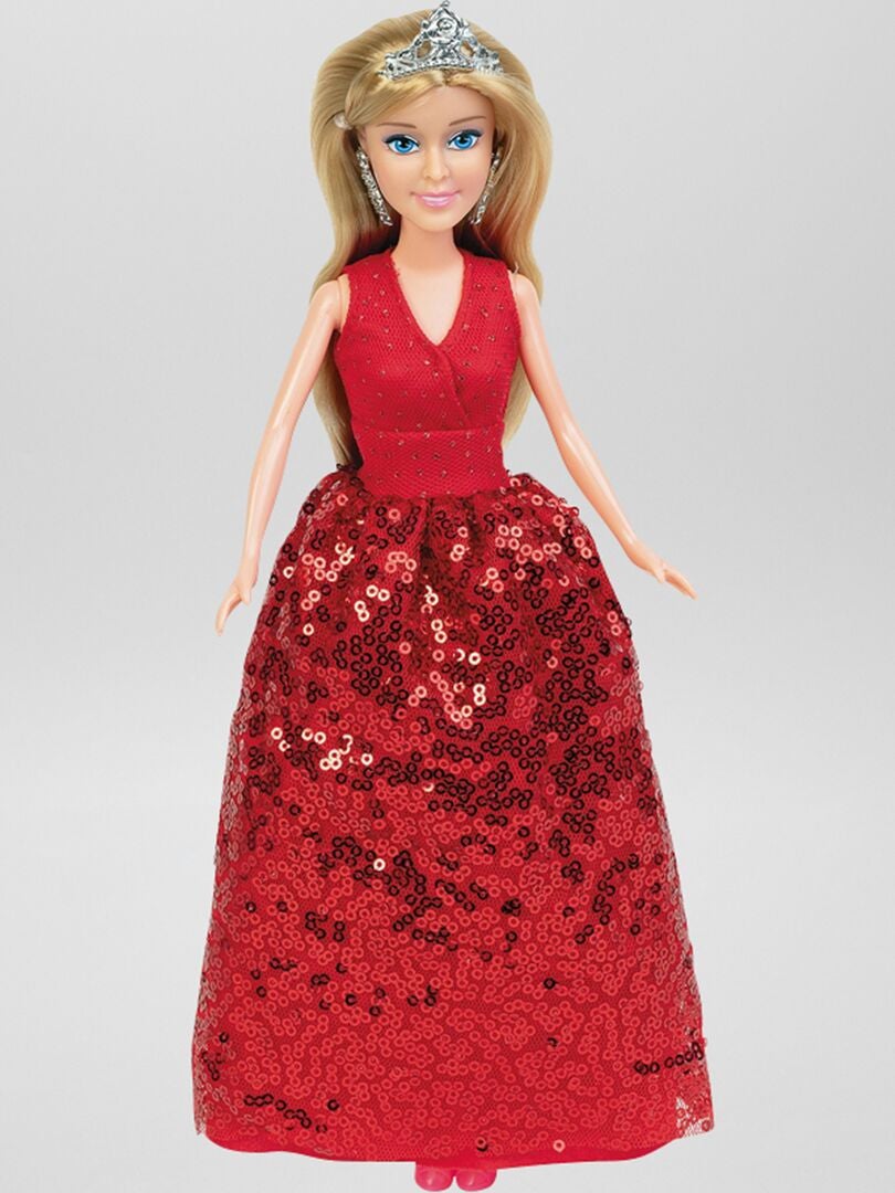 Muñeca 'Lisa con vestido de gala' rojo - Kiabi