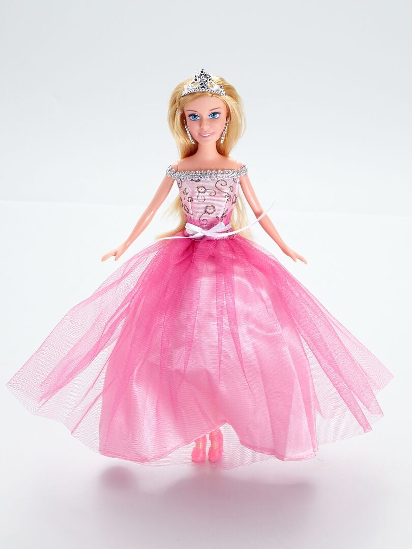 Muñeca 'Lisa con vestido de gala' rosa - Kiabi