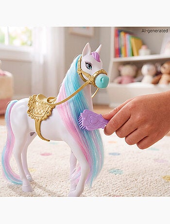 Muñeca princesa con caballo y accesorios + 3 años dreameez