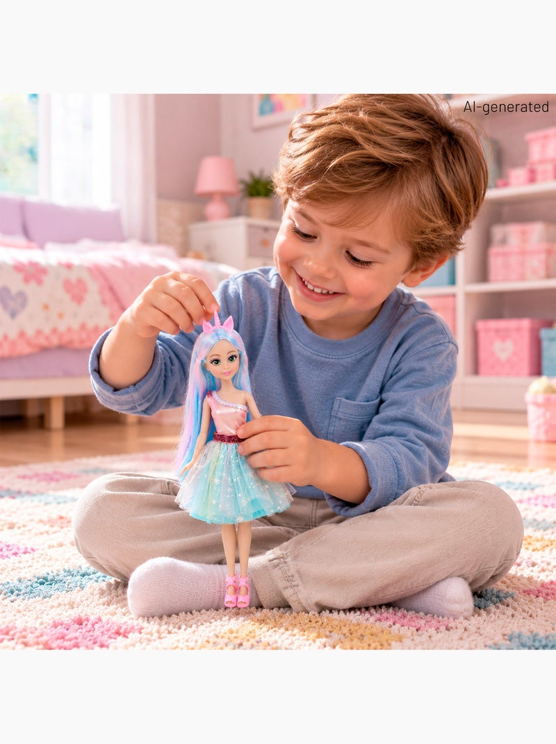 Muñeca princesa unicornio con coche + 3 años dreameez N/D - Kiabi