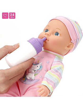 Muñeco bebé 30 cm con sillita y accesorios colorbaby's