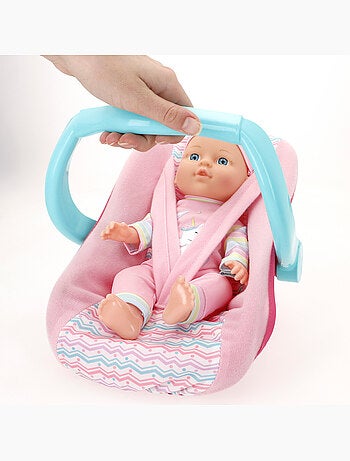Muñeco bebé 30 cm con sillita y accesorios colorbaby's