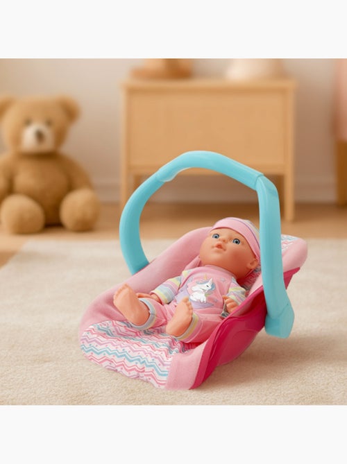 Muñeco bebé 30 cm con sillita y accesorios colorbaby's - Kiabi Muñeco bebé 30 cm con sillita y accesorios colorbaby's - Kiabi