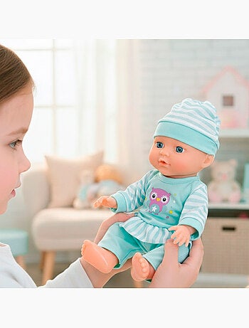 Muñeco bebé 30 cm con trona y accesorios colorbaby's