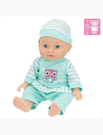 Muñeco bebé 30 cm con trona y accesorios colorbaby's