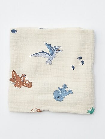 Muselinas 'Jurassic Explorers' - pack de 2