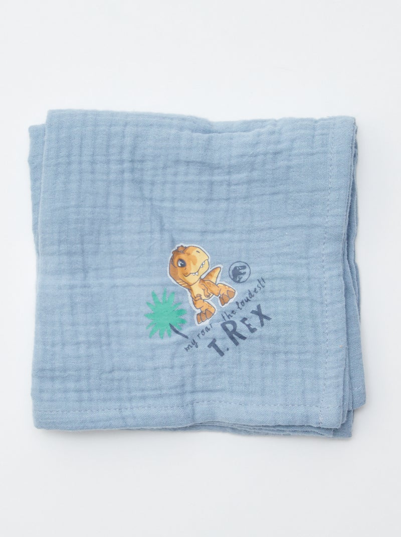 Muselinas 'Jurassic Explorers' - pack de 2 BLANCO - Kiabi