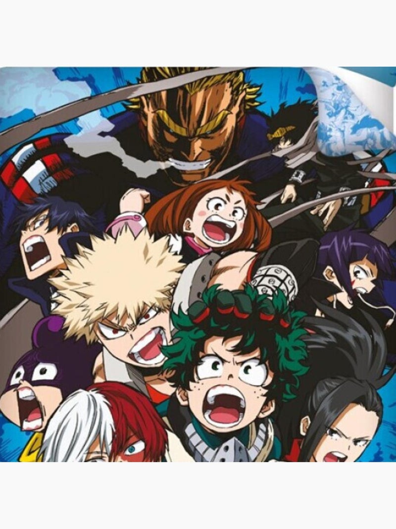 My Hero Academia, Juego de sabanas infantil estampado reversible 100% algodón Multicolor - Kiabi