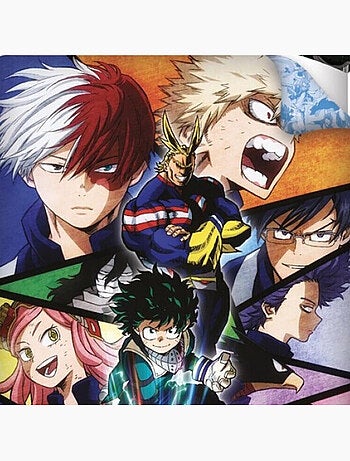 My Hero Academia, juego de sabanas infantil impresa reversible