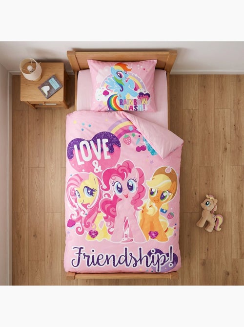 My Litlle Pony - Juego de sábanas para bebé de algodón reversible - Kiabi