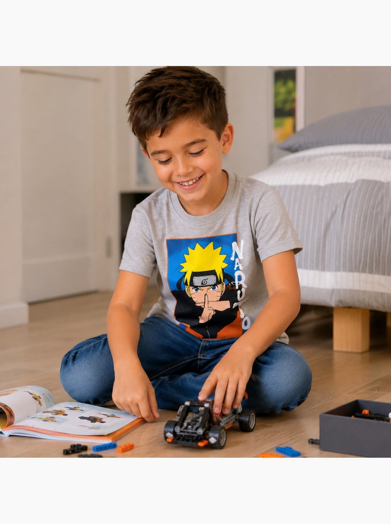 Naruto - Camiseta Gris - Kiabi