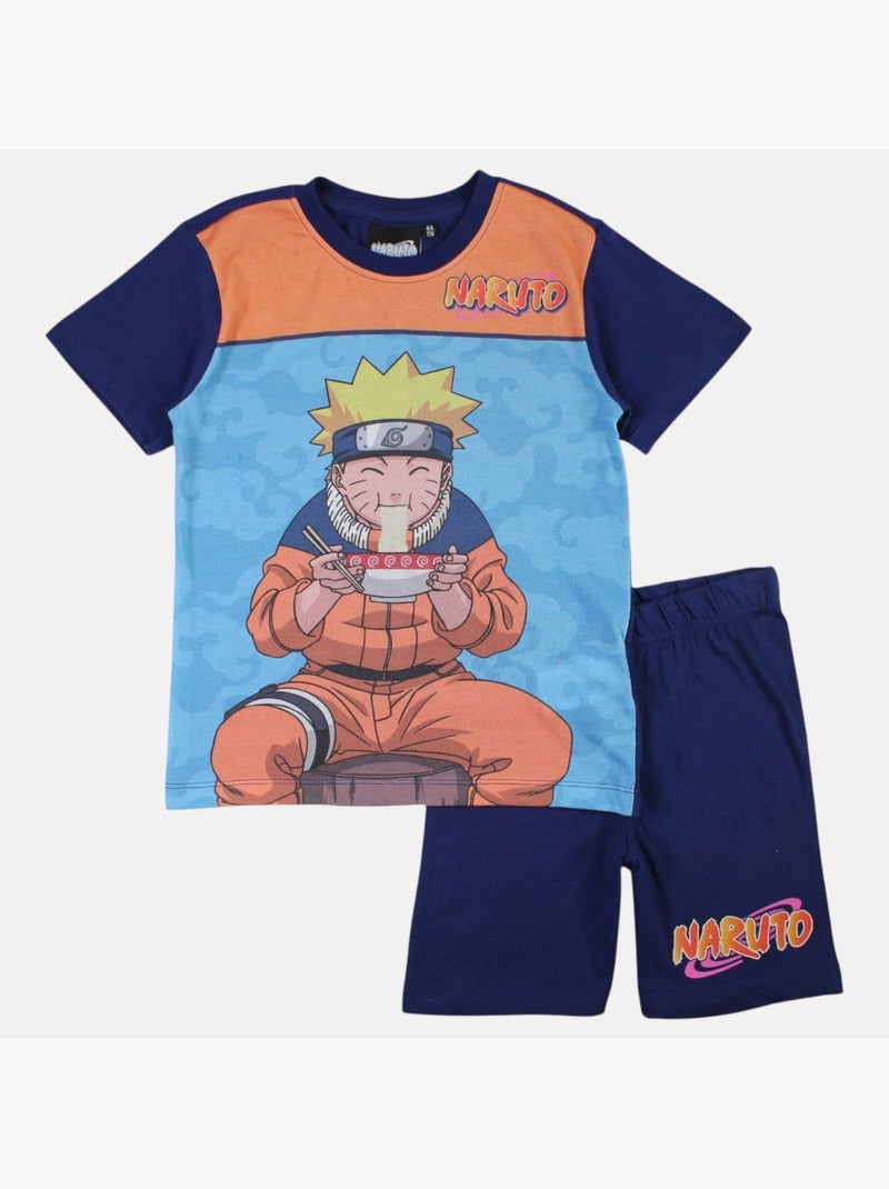 Naruto - Conjunto camiseta y short Azul marino - Kiabi