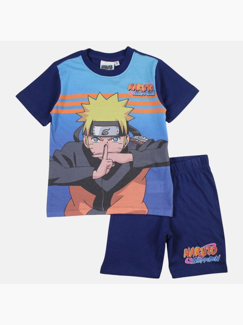 Naruto - Conjunto camiseta y short Azul marino - Kiabi