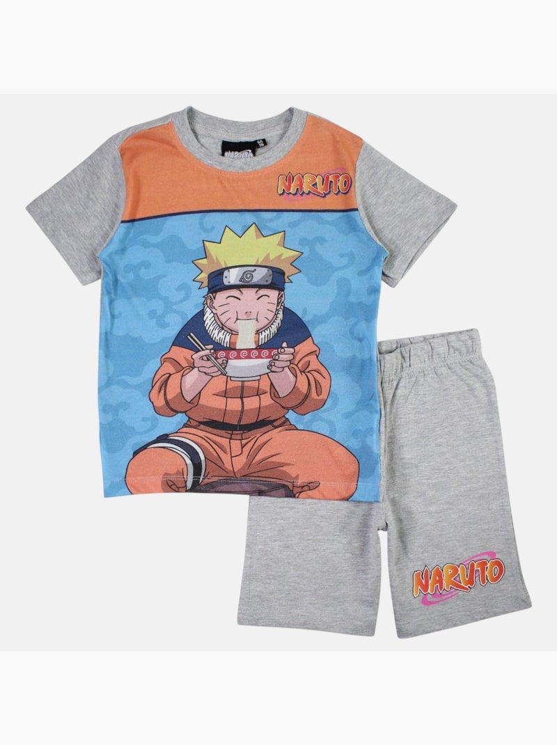 Naruto - Conjunto camiseta y short Gris - Kiabi