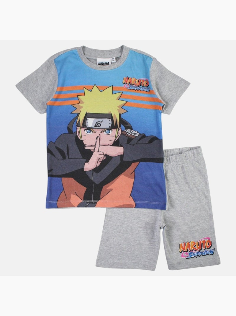 Naruto - Conjunto camiseta y short Gris - Kiabi