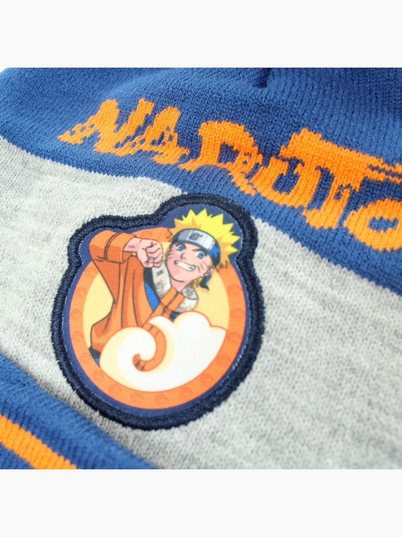 Naruto - Gorro con pompón Azul marino - Kiabi