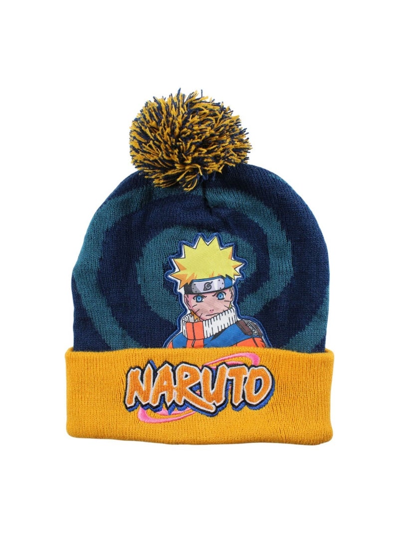 Naruto - Gorro, guantes y braga de cuello niño Negro - Kiabi