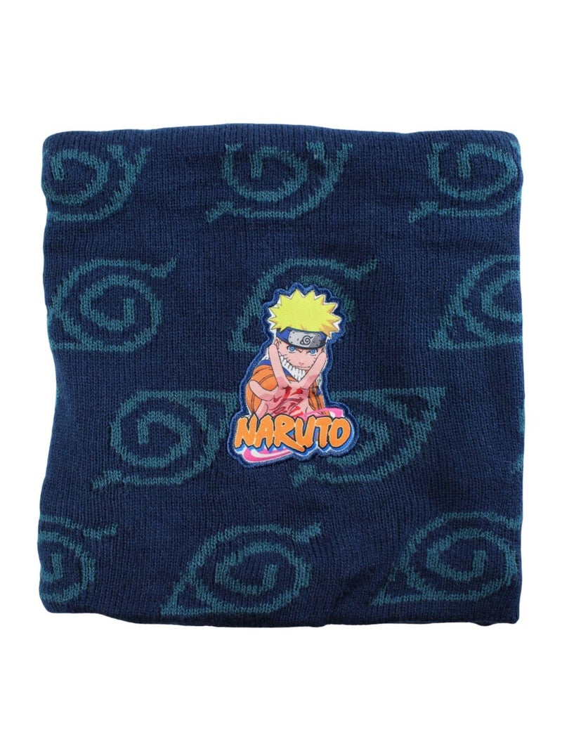 Naruto - Gorro, guantes y braga de cuello niño Negro - Kiabi