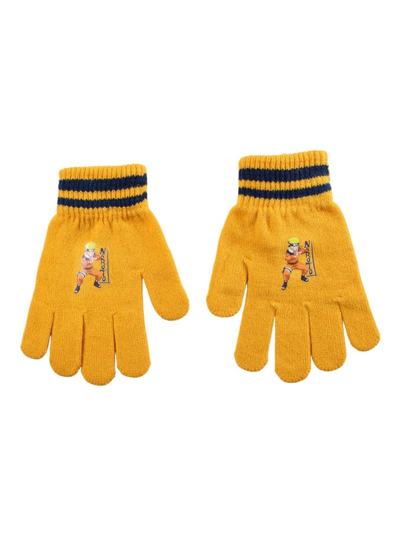 Naruto - Gorro, guantes y braga de cuello niño Negro - Kiabi