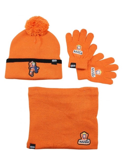Naruto - Gorro, guantes y snood - Kiabi