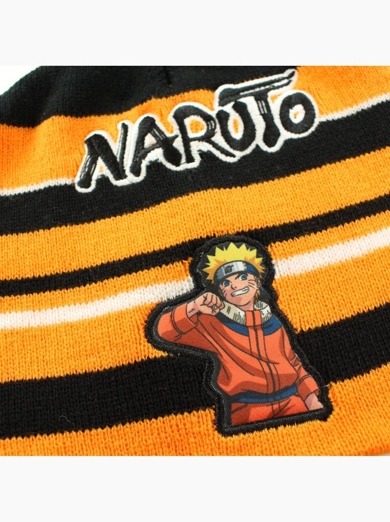 Naruto - Gorro y guantes Naranja - Kiabi