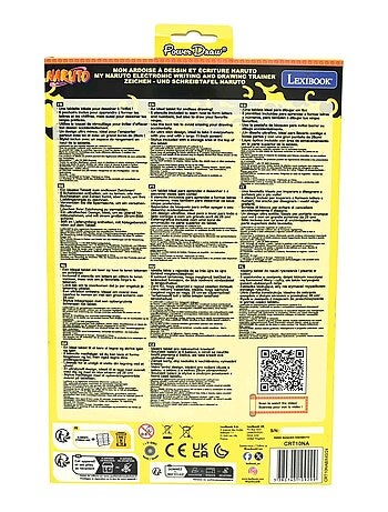 Naruto 11'' tableta de tinta electrónica multicolor para aprender a dibuTarro con plantillas