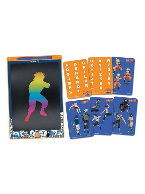 Naruto 11'' tableta de tinta electrónica multicolor para aprender a dibuTarro con plantillas - Kiabi