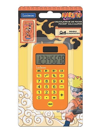 Naruto calculadora de bolsillo