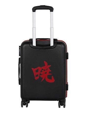 Naruto clouds maleta de cabina abs 4 ruedas, negro