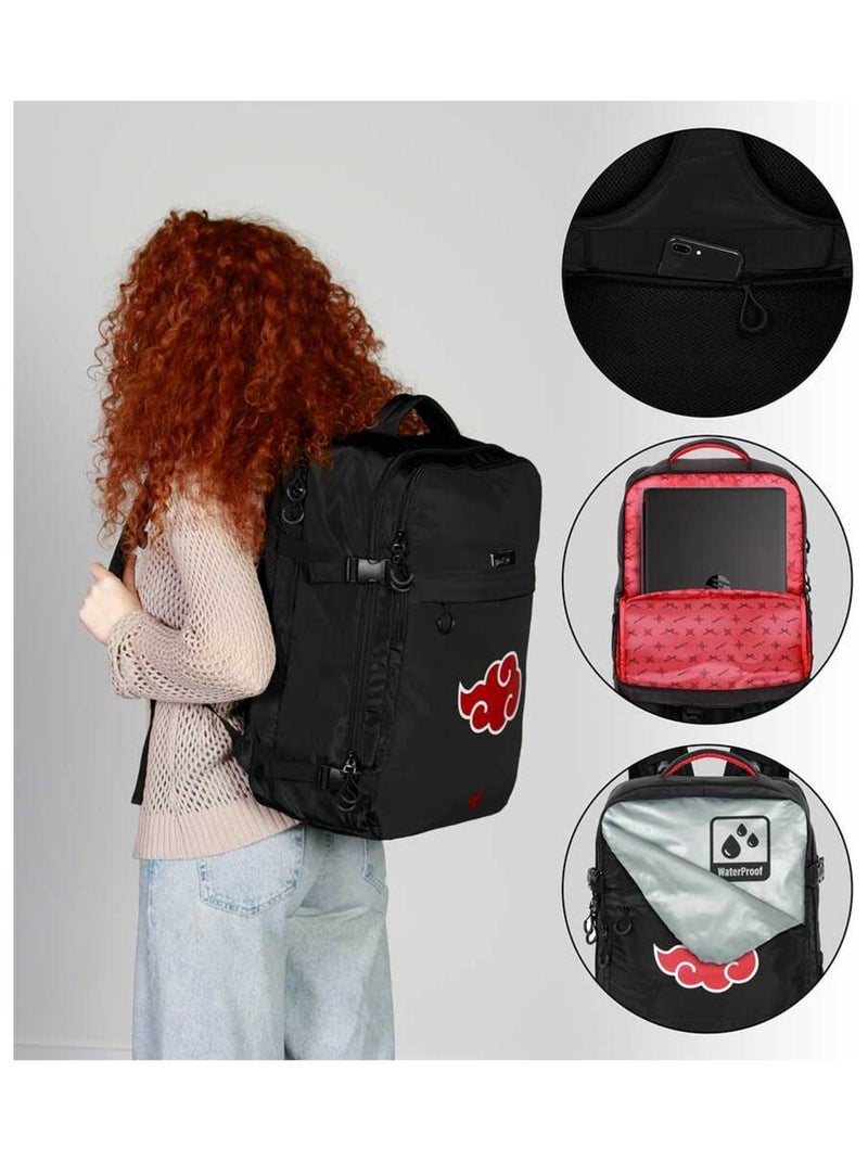 Naruto Clouds Mochila de Viaje Mercury Grande 47x23x33cm, Negro Negro - Kiabi