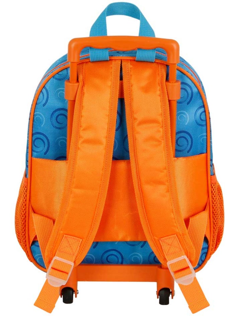 Naruto Happy Mochila 3D con Ruedas Pequeña, Azul Azul - Kiabi