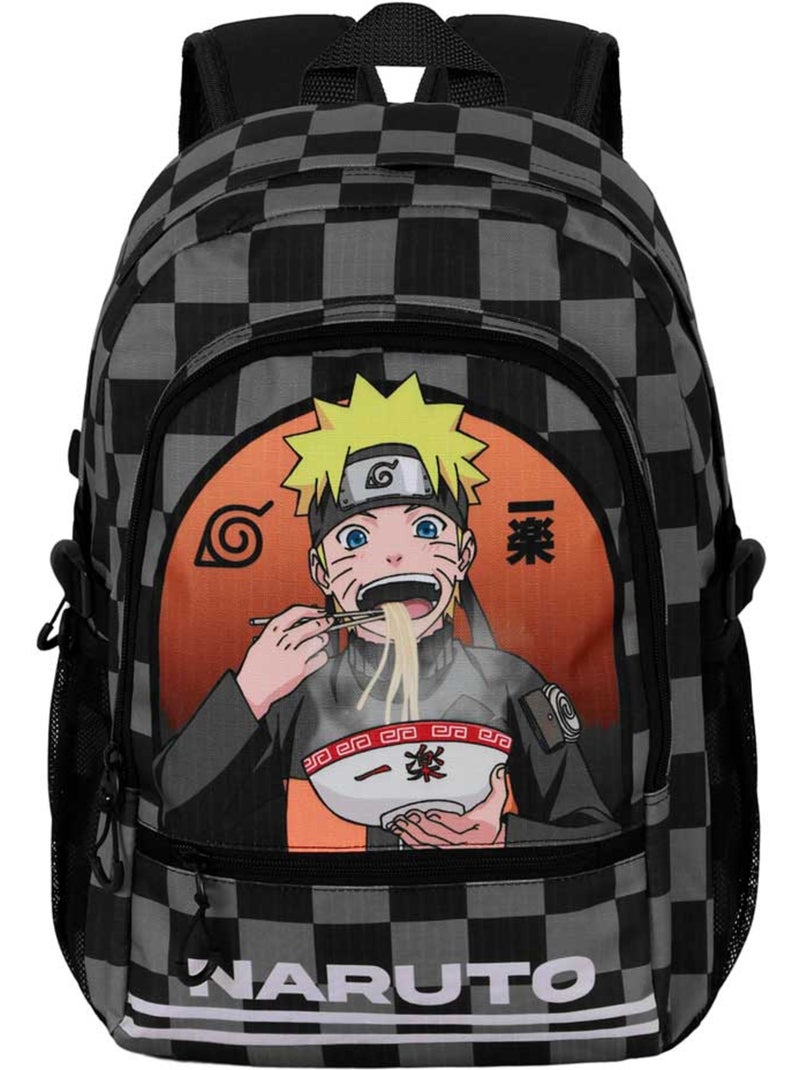 Naruto ichiraku mochila fight fan 2.2, negro Negro - Kiabi
