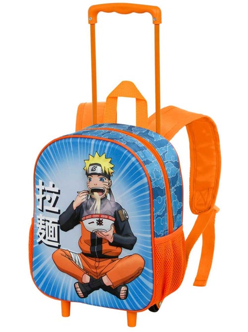Naruto Ramen Mochila 3D con Ruedas Pequeña, Azul - Kiabi